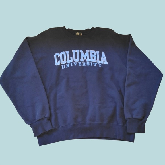 Ivysport Tops - Ivysport Columbia University Sweatshirt Hanes Ultimate Cotton Navy Blue Medium
